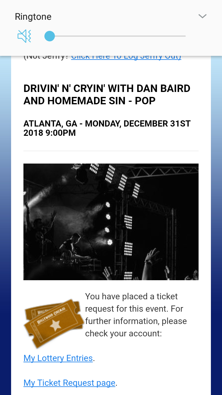 Ticket for Drivin' N' Cryin' at Atlanta — 2018-12-31