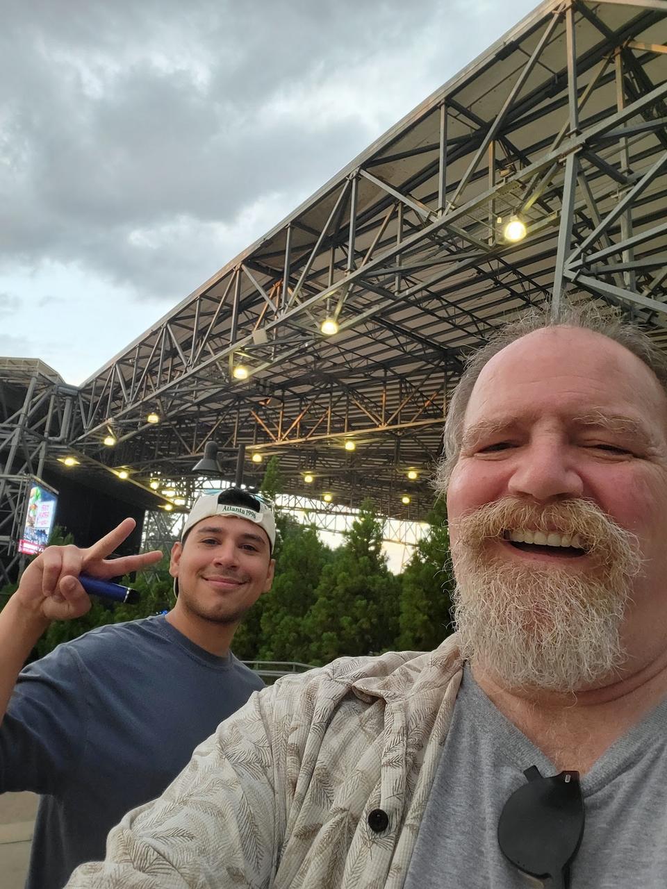 Chicago & Brian Wilson at Ameris Bank Amphitheatre, photo taken at 8:38 PM