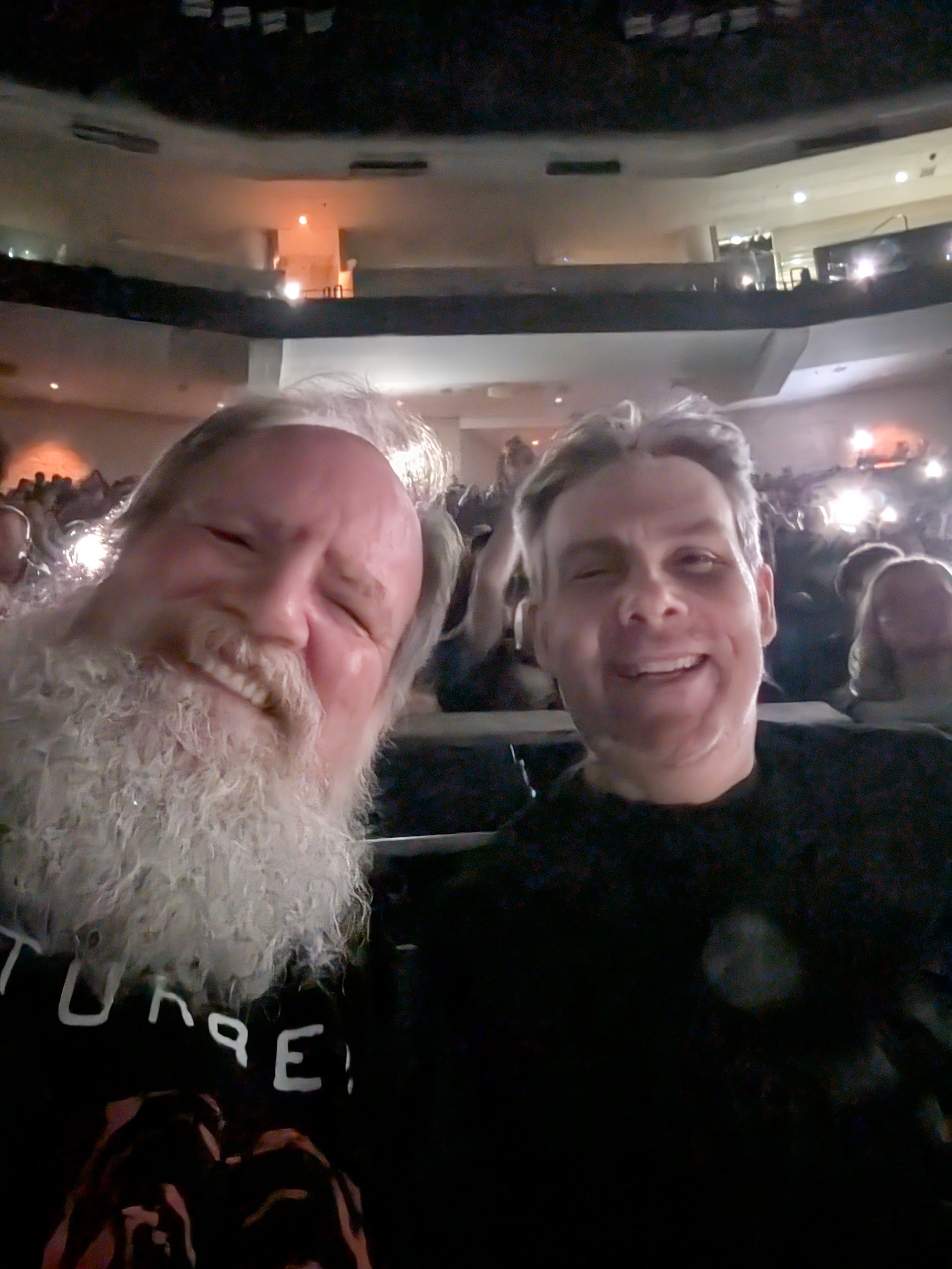 Disturbed at Gas South Arena — first photo of the night, 7:51 PM